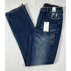 Judy Blue Women's Slim Bootcut Jeans High Waist Distressed Size 11/30 NEW